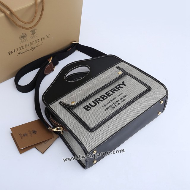Burberry專門店新款撲克包拉鏈 巴寶莉Horseferry印花托特包 yxb1097
